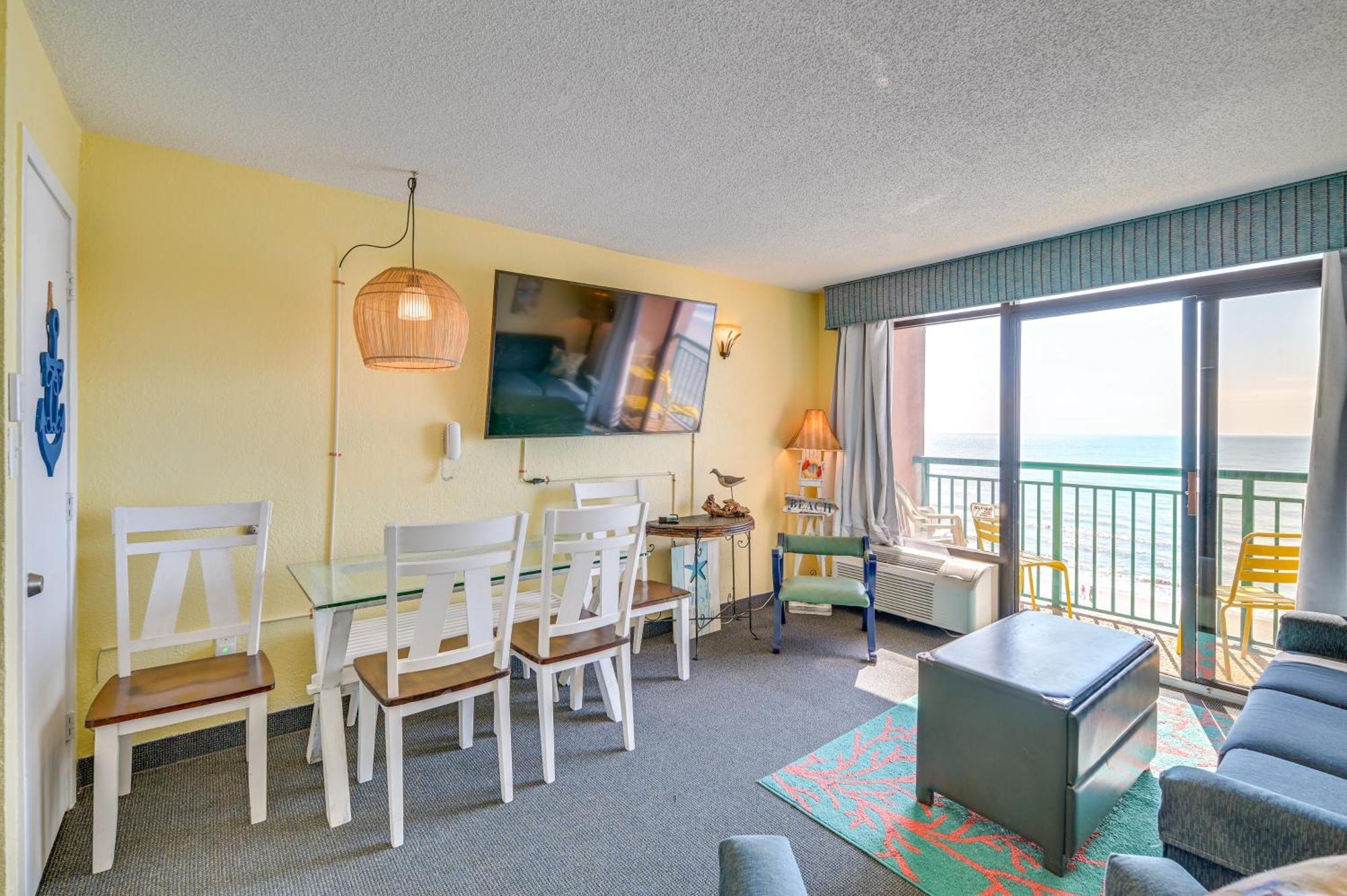 Myrtle Beach Oceanfront Condo With Pool And Lazy River Exterior photo